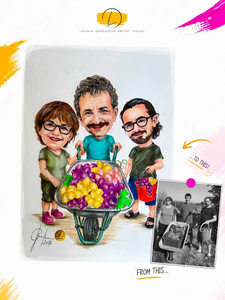 caricaturi cadou
